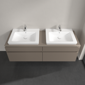 Тумба под раковину Villeroy & Boch Legato 160х55 см ДСП трюфель серый  B69300VG