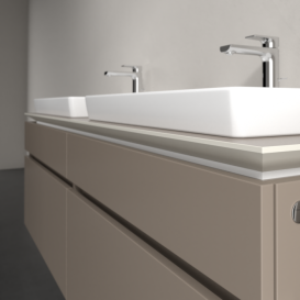 Тумба под раковину Villeroy & Boch Legato 160х55 см ДСП трюфель серый  B69300VG