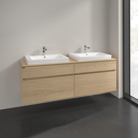 Тумба під раковину Villeroy&Boch Legato 160х55 см ДСП північний дуб B69300VJ