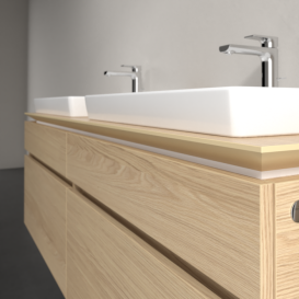 Тумба під раковину Villeroy&Boch Legato 160х55 см ДСП північний дуб B69300VJ