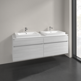 Тумба під раковину Villeroy & Boch Legato 160х55 см ДСП біле дерево B69300E8