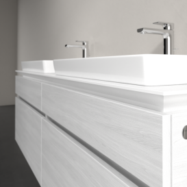 Тумба під раковину Villeroy & Boch Legato 160х55 см ДСП біле дерево B69300E8