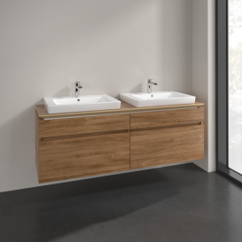 Тумба під раковину Villeroy & Boch Legato 160х55 см ДСП дуб канзас B69300RH