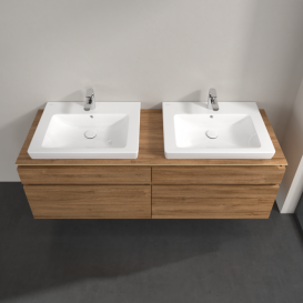 Тумба під раковину Villeroy & Boch Legato 160х55 см ДСП дуб канзас B69300RH