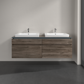 Тумба під раковину Villeroy & Boch Legato 160х55 см ДСП кам'яний дуб B69300RK