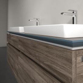 Тумба під раковину Villeroy & Boch Legato 160х55 см ДСП кам'яний дуб B69300RK