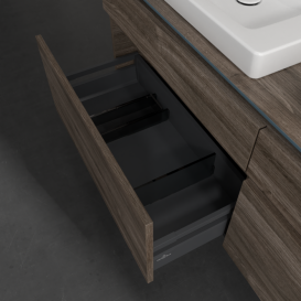 Тумба під раковину Villeroy & Boch Legato 160х55 см ДСП кам'яний дуб B69300RK