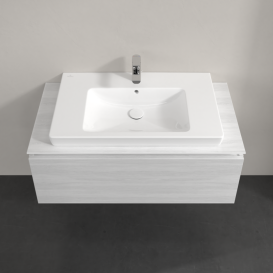 Тумба під раковину Villeroy & Boch Legato 100х38 см ДСП біле дерево B69400E8