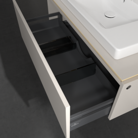 Тумба під раковину Villeroy & Boch Legato 100х38 см ДСП ніжно-сірий B69400VK