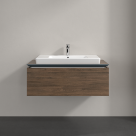 Тумба під раковину Villeroy & Boch Legato 100х38 см ДСП дуб аризона B69400VH