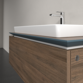 Тумба під раковину Villeroy & Boch Legato 100х38 см ДСП дуб аризона B69400VH