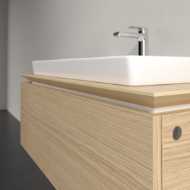 Тумба под раковину Villeroy & Boch Legato 100х38 см ДСП северный дуб B69400VJ
