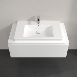 Тумба под раковину Villeroy & Boch Legato 100х38 см ДСП белый матовый B69400MS