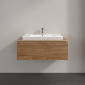 Тумба под раковину Villeroy & Boch Legato 100х38 см ДСП дуб канзас B69400RH