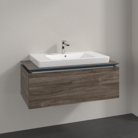 Тумба під раковину Villeroy & Boch Legato 100х38 см ДСП кам'яний дуб B69400RK