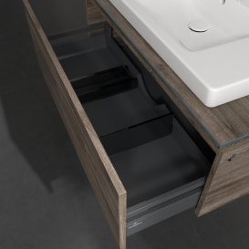 Тумба під раковину Villeroy & Boch Legato 100х38 см ДСП кам'яний дуб B69400RK