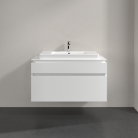 Тумба під раковину Villeroy & Boch Legato 100х55 см ДСП білий матовий B69500MS