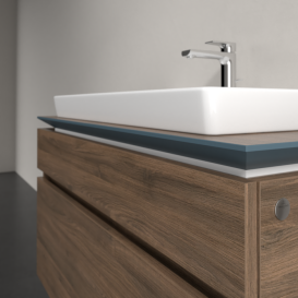 Тумба під раковину Villeroy & Boch Legato 100х55 см ДСП дуб аризона B69500VH