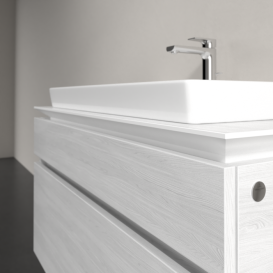 Тумба під раковину Villeroy & Boch Legato 100х55 см ДСП біле дерево B69500E8