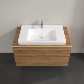 Тумба під раковину Villeroy & Boch Legato 100х55 см ДСП дуб канзас B69500RH