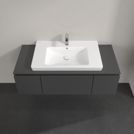 Тумба под раковину Villeroy & Boch Legato 120х38 см МДФ/ДСП глянцевый серый B69600FP