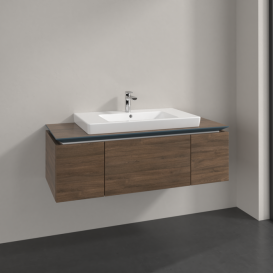 Тумба під раковину Villeroy & Boch Legato 120х38 см ДСП дуб аризона B69600VH