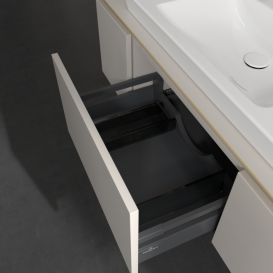 Тумба під раковину Villeroy & Boch Legato 120х38 см ДСП ніжно-сірий B69600VK