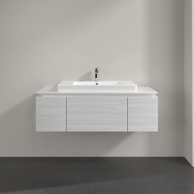 Тумба под раковину Villeroy & Boch Legato 120х38 см ДСП белое дерево B69600E8