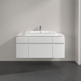 Тумба под раковину Villeroy & Boch Legato 120х55 см МДФ/ДСП белый глянцевый B69700DH