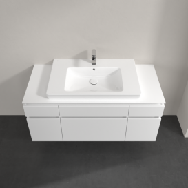 Тумба под раковину Villeroy & Boch Legato 120х55 см МДФ/ДСП белый глянцевый B69700DH
