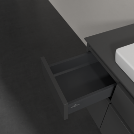 Тумба під раковину Villeroy & Boch Legato 120х55 см МДФ/ДСП глянсовий сірий B69700FP