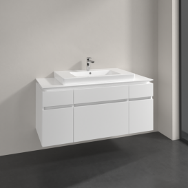 Тумба під раковину Villeroy & Boch Legato 120х55 см ДСП білий матовий B69700MS