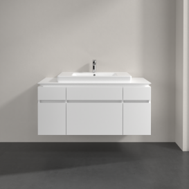Тумба під раковину Villeroy & Boch Legato 120х55 см ДСП білий матовий B69700MS