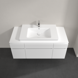 Тумба під раковину Villeroy & Boch Legato 120х55 см ДСП білий матовий B69700MS
