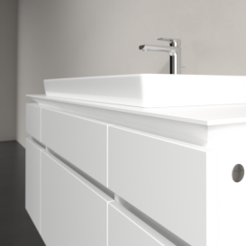 Тумба під раковину Villeroy & Boch Legato 120х55 см ДСП білий матовий B69700MS