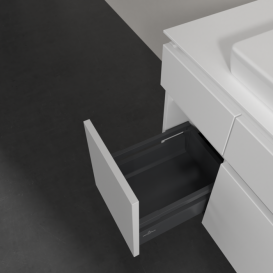 Тумба під раковину Villeroy & Boch Legato 120х55 см ДСП білий матовий B69700MS