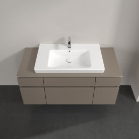 Тумба під раковину Villeroy & Boch Legato 120х55 см ДСП сірий трюфель B69700VG