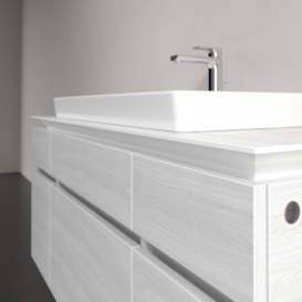 Тумба під раковину Villeroy & Boch Legato 120х55 см ДСП біле дерево B69700E8