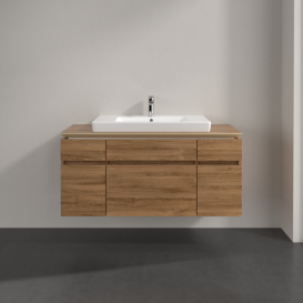 Тумба під раковину Villeroy & Boch Legato 120х55 см ДСП дуб канзас B69700RH