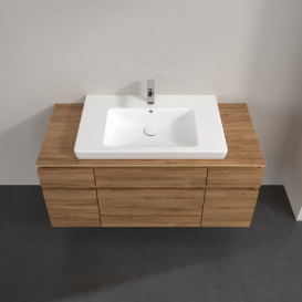 Тумба під раковину Villeroy & Boch Legato 120х55 см ДСП дуб канзас B69700RH