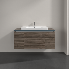 Тумба під раковину Villeroy & Boch Legato 120х55 см ДСП кам'яний дуб B69700RK