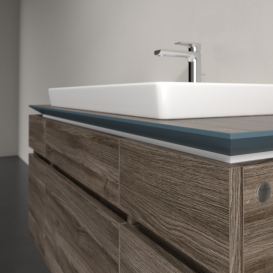 Тумба під раковину Villeroy & Boch Legato 120х55 см ДСП кам'яний дуб B69700RK