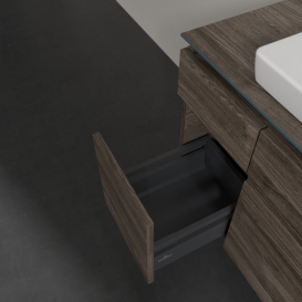 Тумба під раковину Villeroy & Boch Legato 120х55 см ДСП кам'яний дуб B69700RK