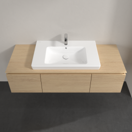 Тумба під раковину Villeroy&Boch Legato 140х38 см ДСП північний дуб B69800VJ