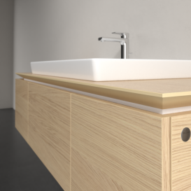 Тумба під раковину Villeroy&Boch Legato 140х38 см ДСП північний дуб B69800VJ