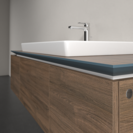 Тумба под раковину Villeroy & Boch Legato 140х38 см ДСП дуб аризона B69800VH