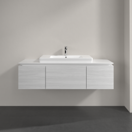 Тумба під раковину Villeroy & Boch Legato 140х38 см ДСП біле дерево B69800E8