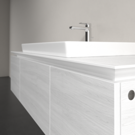 Тумба під раковину Villeroy & Boch Legato 140х38 см ДСП біле дерево B69800E8