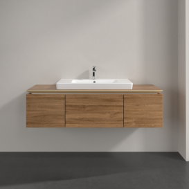 Тумба под раковину Villeroy & Boch Legato 140х38 см ДСП дуб канзас B69800RH