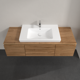 Тумба под раковину Villeroy & Boch Legato 140х38 см ДСП дуб канзас B69800RH